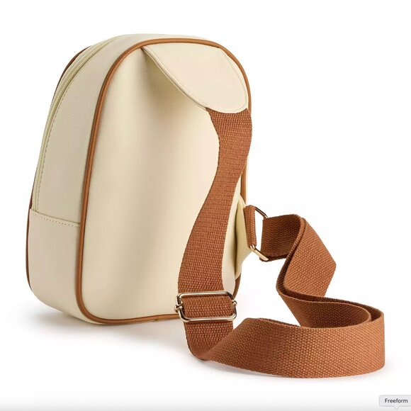 Peanuts Snoopy and Woodstock Sling Bag Backpack - Picture 2 of 6